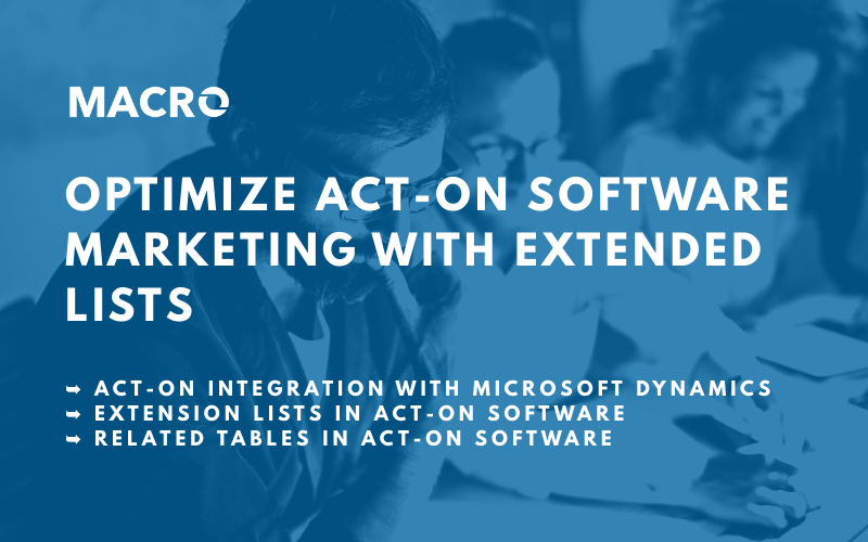 Optimization of Act-On Software Marketing with Extended Lists