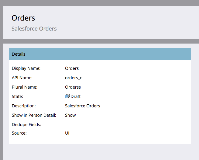 Order data inside of Marketo