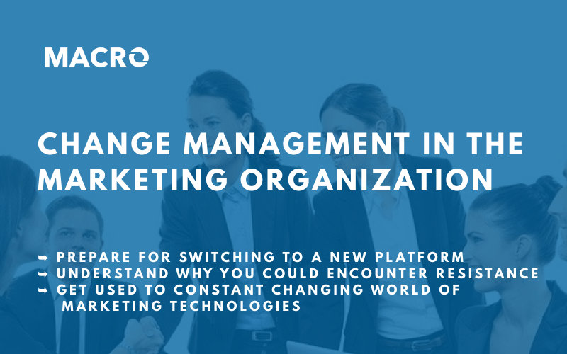 How Marketing Operations can lead the change management