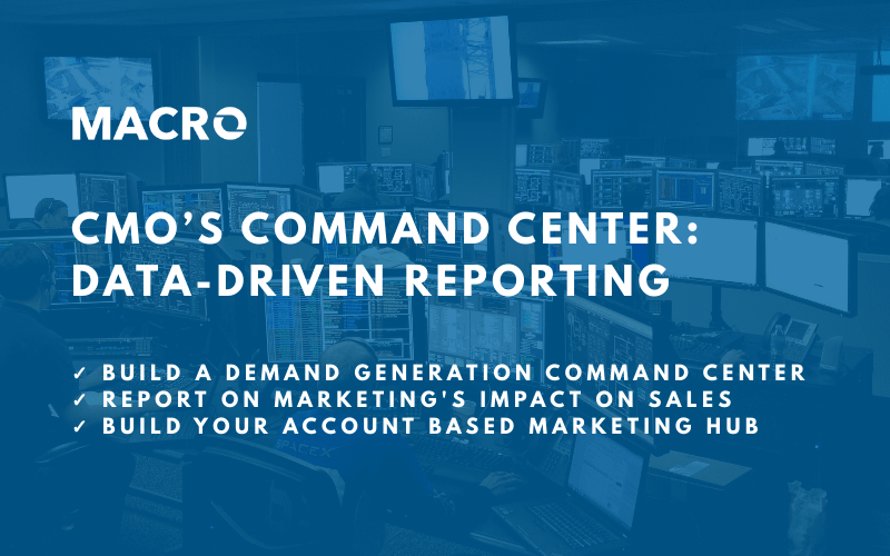 CMO's Reporting Command Center