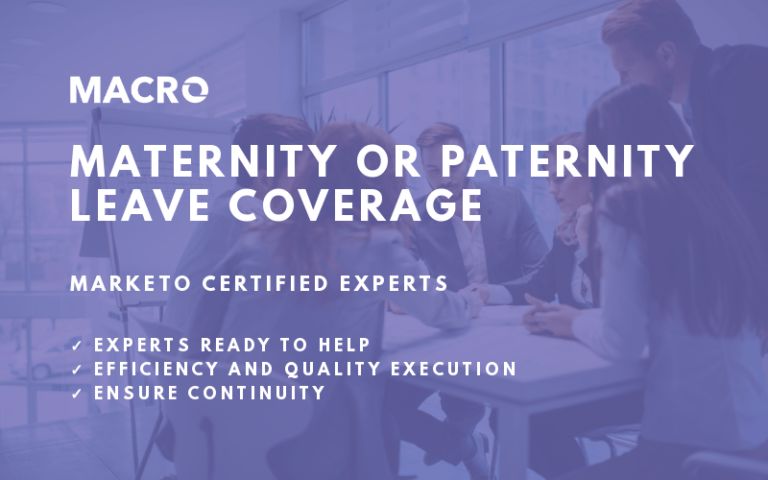 Marketo Maternity & Paternity at Macro