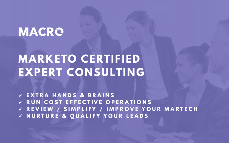 Marketo Consulting at Macro banner